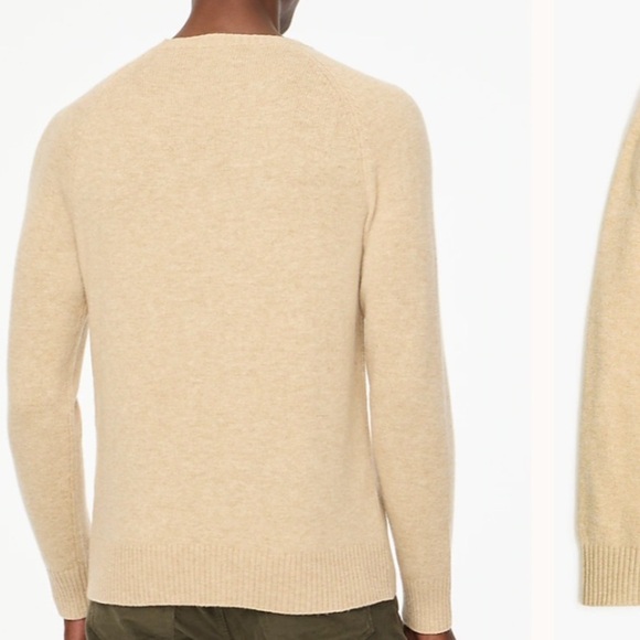 J. Crew Factory Supersoft Lambswool-Blend Crewneck Sweater Size XL Brown AA027 - Picture 4 of 13